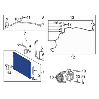 Toyota OE - A/C Condenser