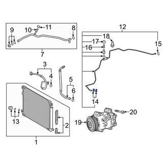 Toyota OE - A/C Refrigerant Line O-Ring