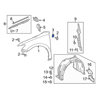 Toyota OE - Fender Seal