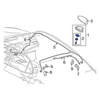 Toyota OE - Radio Antenna Base