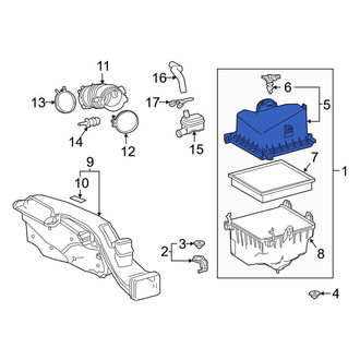 Toyota OE - Upper Air Filter Housing