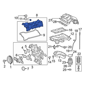 Toyota OE - Right Engine Valve Cover