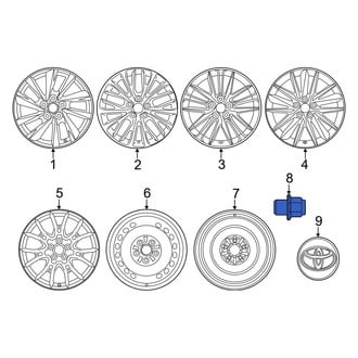 Toyota OE - Wheel Lug Nut