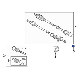 Toyota OE - Front Right CV Axle Shaft Seal