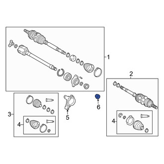 Toyota OE - Front Left CV Axle Shaft Seal