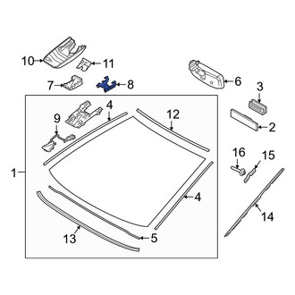 Toyota OE - Lane Departure System Camera Bracket