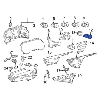Toyota OE - Center 12 Volt Accessory Power Outlet
