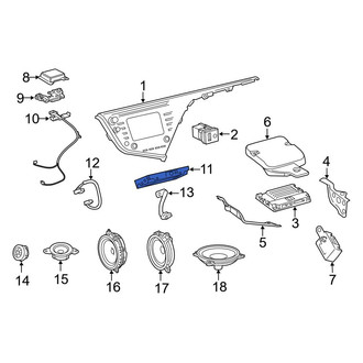 Toyota OE - GPS Navigation Control Module