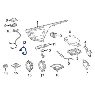 Toyota OE - GPS Navigation Control Module Connector
