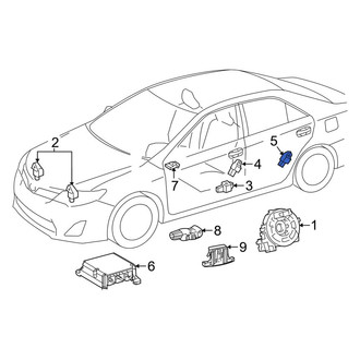 Toyota OE - Air Bag Impact Sensor