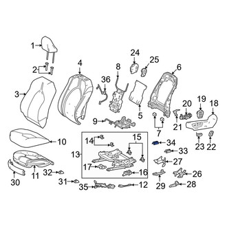 Toyota OE - Seat Track Cover