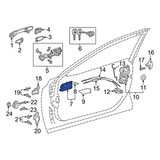 Toyota OE - Front Left Inner Interior Door Handle