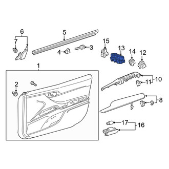 Toyota OE - Front Left Door Window Lock-Out Switch