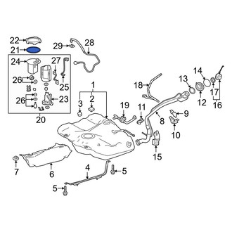 Toyota OE - Fuel Pump Tank Seal