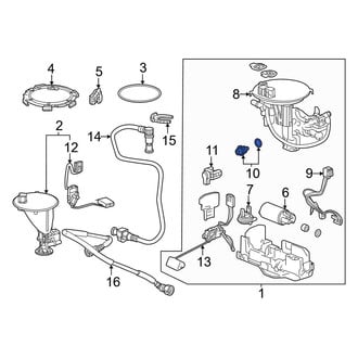 Toyota OE - Fuel Injection Pressure Regulator
