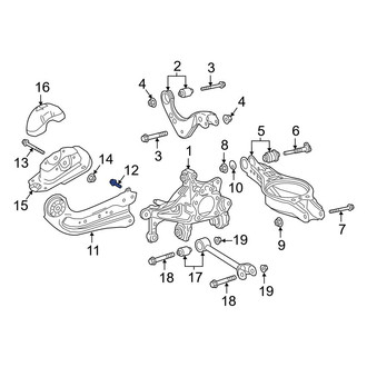 Toyota OE - Suspension Trailing Arm Bolt