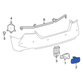 Toyota OE - Front Outer Parking Aid Sensor Housing