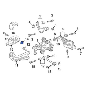 Toyota OE - Suspension Trailing Arm Nut