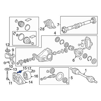 Toyota OE - Differential Mount Bolt