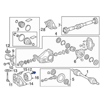 Toyota OE - Differential Mount Bolt