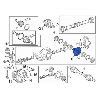 Toyota OE - Rear Differential Carrier