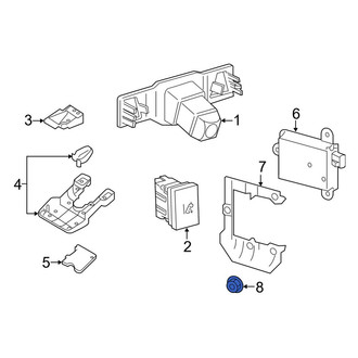 Toyota OE - Blind Spot Detection System Warning Sensor Nut