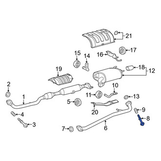 Toyota OE - Rear Exhaust Bolt