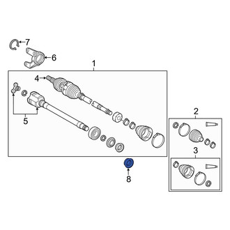 Toyota OE - Left CV Axle Shaft Seal