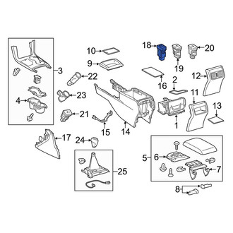 Toyota OE - Left Seat Heater Switch