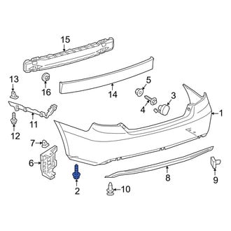 Toyota OE - Radiator Support Splash Shield Screw