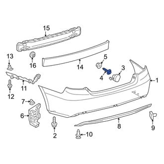 Toyota OE - Wheel Arch Molding Screw