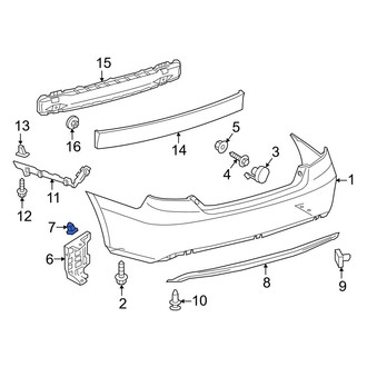 Toyota OE - Door Access Cover Nut