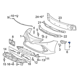 Toyota OE - Bumper Cover Retainer