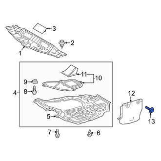 Toyota OE - Mud Guard Screw