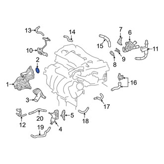 Toyota OE - Engine Water Pump Gasket