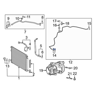Toyota OE - A/C Refrigerant Line O-Ring