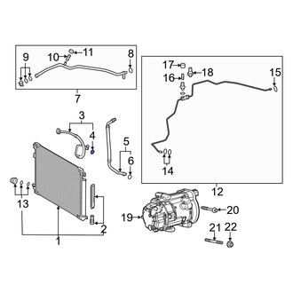 Toyota OE - A/C Refrigerant Line O-Ring