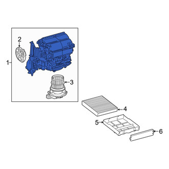 Toyota OE - HVAC Blower Case Assembly