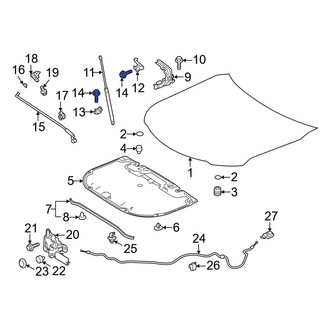 Toyota OE - Hood Lift Support Stud Bolt