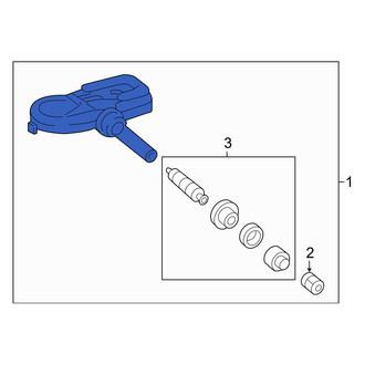 Toyota OE - Tire Pressure Monitoring System (TPMS) Sensor