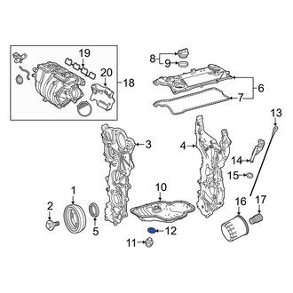 Toyota OE - Engine Oil Drain Plug Gasket