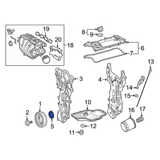 Toyota OE - Front Engine Crankshaft Seal