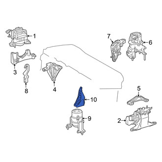 Toyota OE - Front Engine Mount Bracket