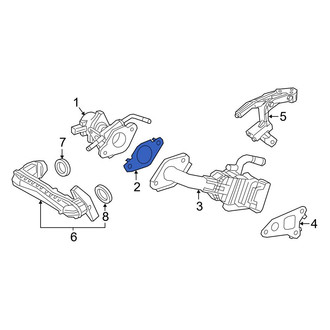 Toyota OE - Exhaust Gas Recirculation (EGR) Tube Gasket