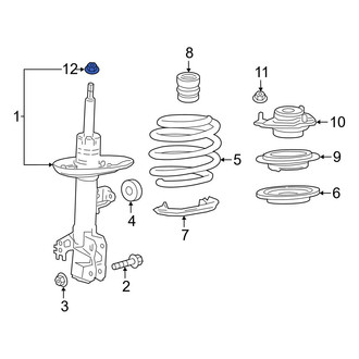 Toyota OE - Upper Suspension Strut Nut