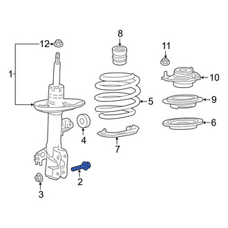 Toyota OE - Suspension Strut Bolt