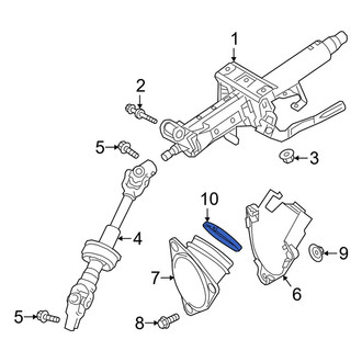 Toyota OE - Steering Coupling Boot Clamp