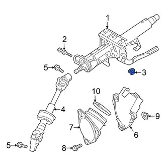 Toyota OE - Steering Column Nut