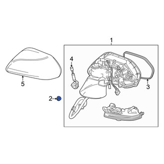 Toyota OE - Door Mirror Nut