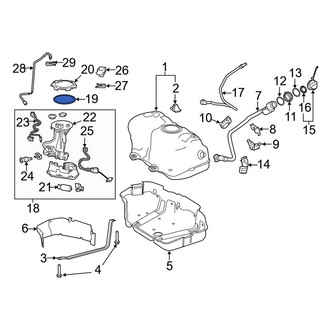 Toyota OE - Fuel Pump Tank Seal